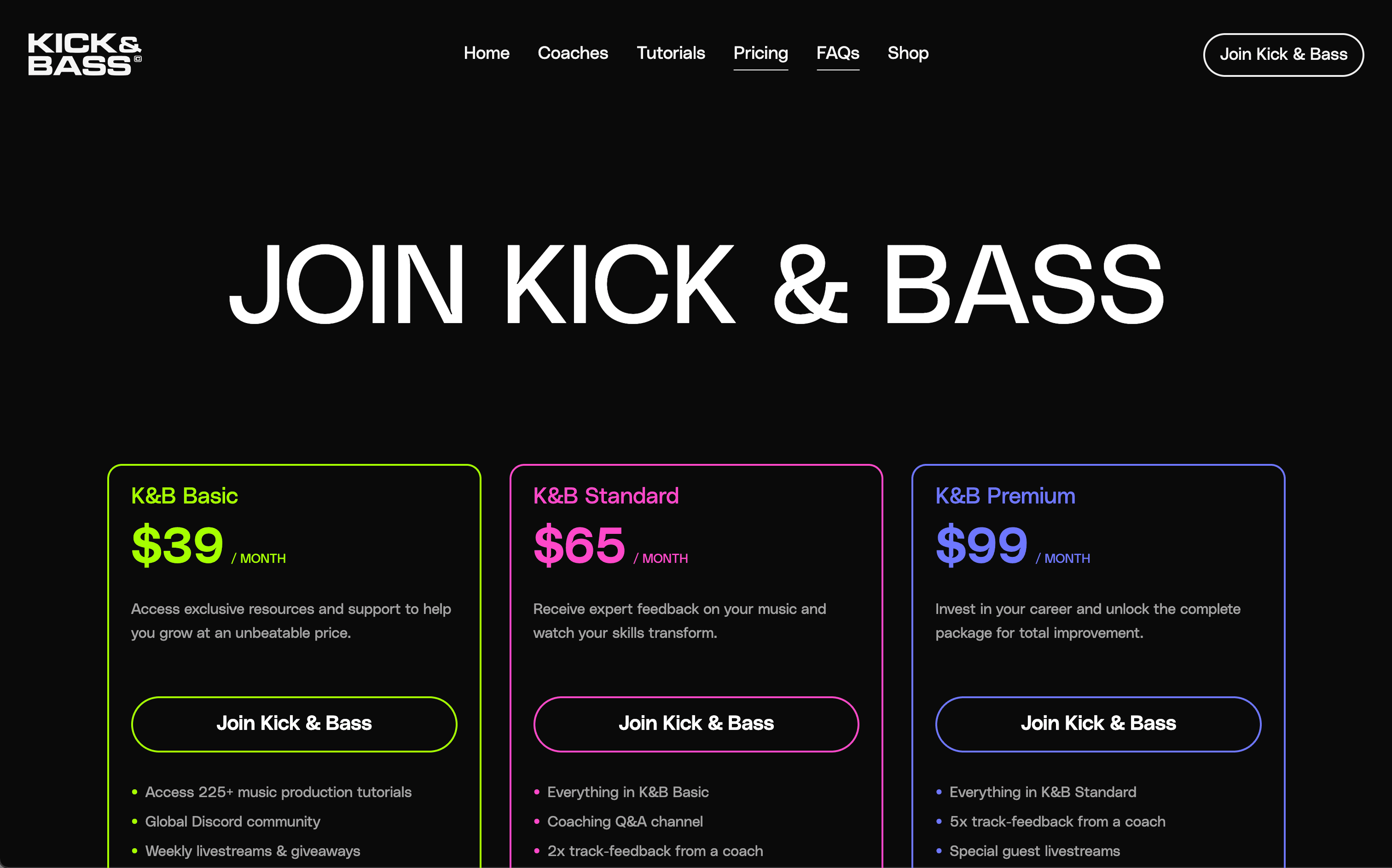 Kick & Bass